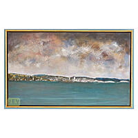 Brighton from Worthing 7 Seascape - Acrylics on Canvas Brighton from Worthing 7 Seascape - Acrylics on Canvas