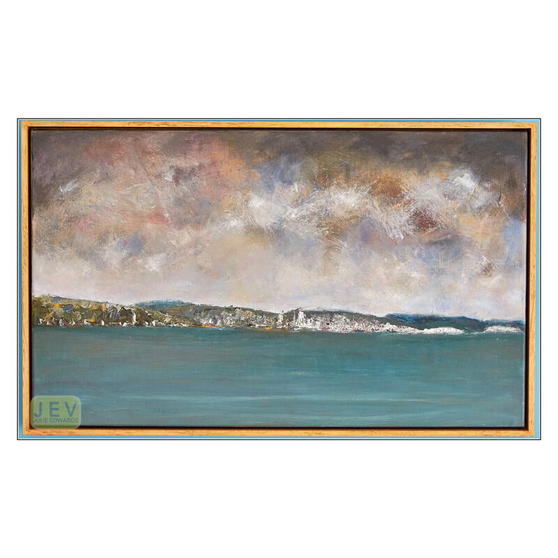 Brighton from Worthing 7 Seascape - Acrylics on Canvas Brighton from Worthing 7 Seascape - Acrylics on Canvas
