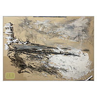 Winter 2021 - 4 “After Eunice 1” - Seascape on Canvas