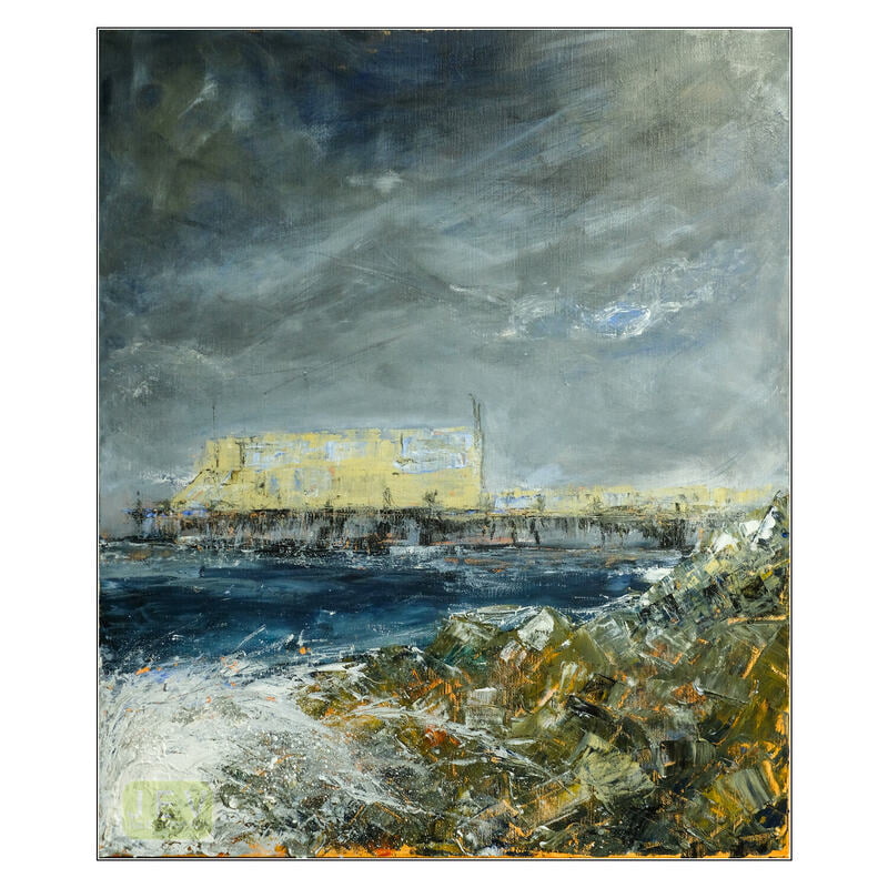 Winter 2021 - 5 “After Eunice 2, A bigger splash at Splash Point” - Seascape on Canvas Winter 2021 - 5 “After Eunice 2, A bigger splash at Splash Point” - Seascape on Canvas