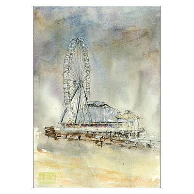 Worthing WOW in Stormy Skies Limited Edition Print