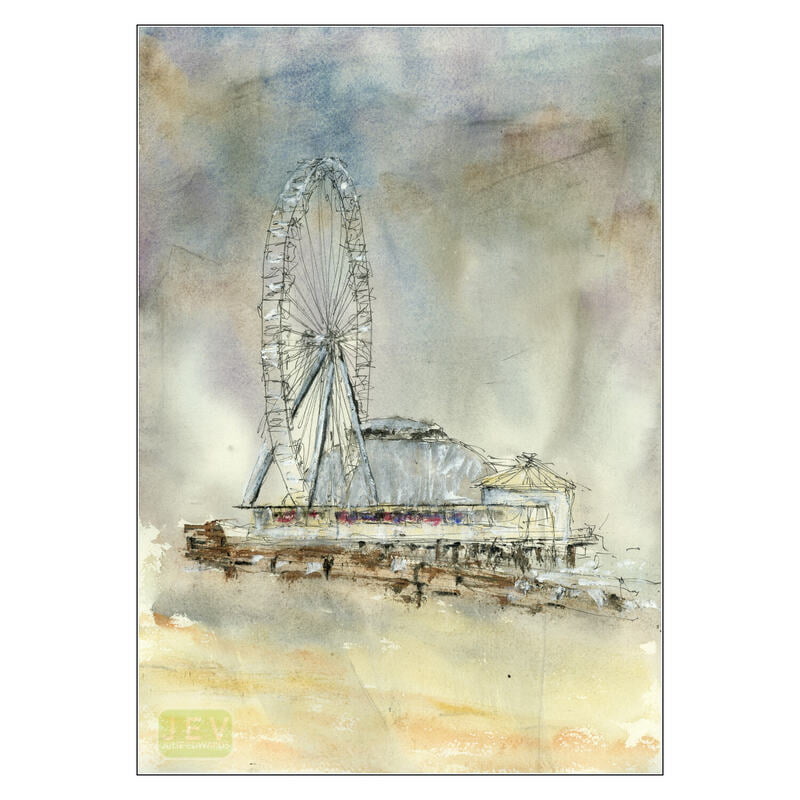 Worthing WOW in Stormy Skies Limited Edition Print