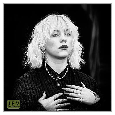 Julie Edwards Monochrome Show 2021 - Billie Eilish