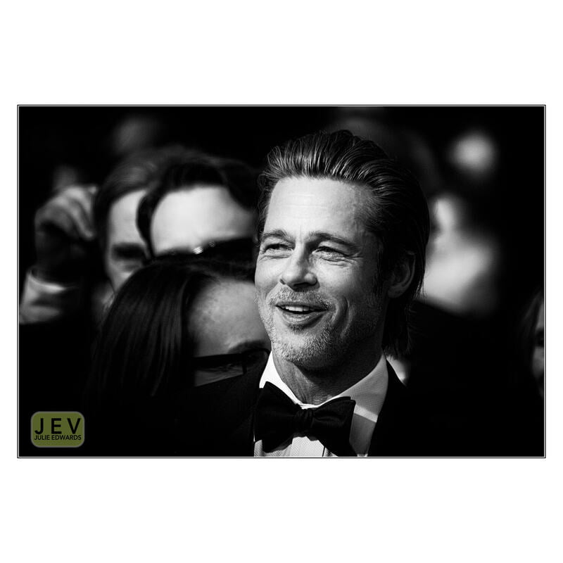 Julie Edwards Monochrome Show 2021 - Brad Pitt