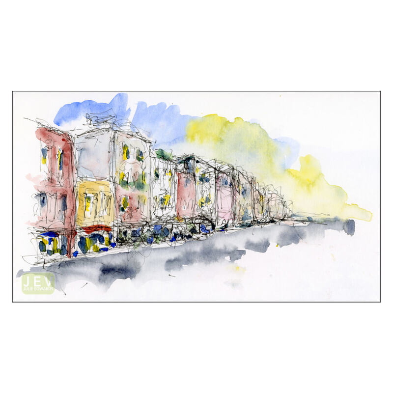 Venice Watercolour Print - Via Giuseppe Garibaldi 1